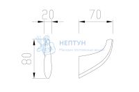 Крючок ABBER Nord AA1550B черный матовый
