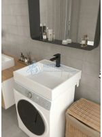 Раковина над стиральной машиной Uperwood Naomi Quartz, 60*60 см, жасмин
