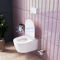 Унитаз подвесной безободковый с сиденьем микролифт Damixa DX77C1700SC