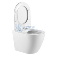 Унитаз подвесной безободковый Triton-Pro Verso VO-1832 с сиденьем микролифт