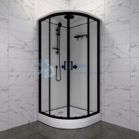 Душевая кабина Triton Прайм-Блэк М3 90*90 А низкий поддон