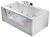 Акриловая ванна Gemy 172x172 прямоугольная G9225 K