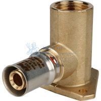 Угольник пресс настенный с креплением удлиненный 16x1/2" ВР Stout SFP-0012-001216