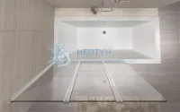 Штора на ванну складная REA AGAT-3 120 REA-W0301