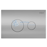 Клавиша смыва D&K Venice DB1029001, хром