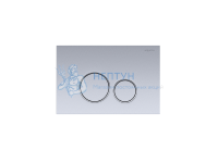 Панель смыва хром матовый Aquatek KDI-0000019 (005C)