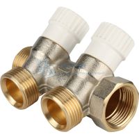 Коллектор распределительный 3/4", 2 отвода 3/4"ЕК Stout SMB 6851 343402
