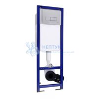 Инсталляция для подвесного унитаза Ideal Standard W3710AA в сборе с панелью смыва W3708AA