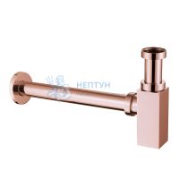 Сифон для раковины Abber AF0031RG, розовое золото
