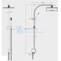 Душевая система E.C.A. TIERA ECA 102158012EX