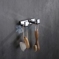 Крючок двойной ABBER Westen AA1750 хром