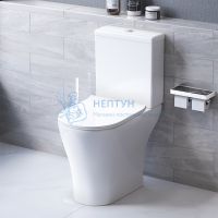 Унитаз-компакт безободковый с сиденьем микролифт Am.Pm Sirius DX86C8600SC