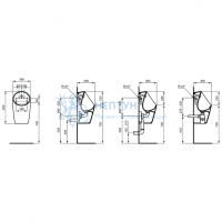 Писсуар подвесной Ideal Standard SPHERO MIDI E183101