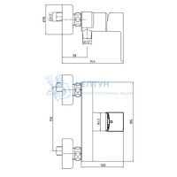 Смеситель для душа ECA Nita ECA 102154026EX