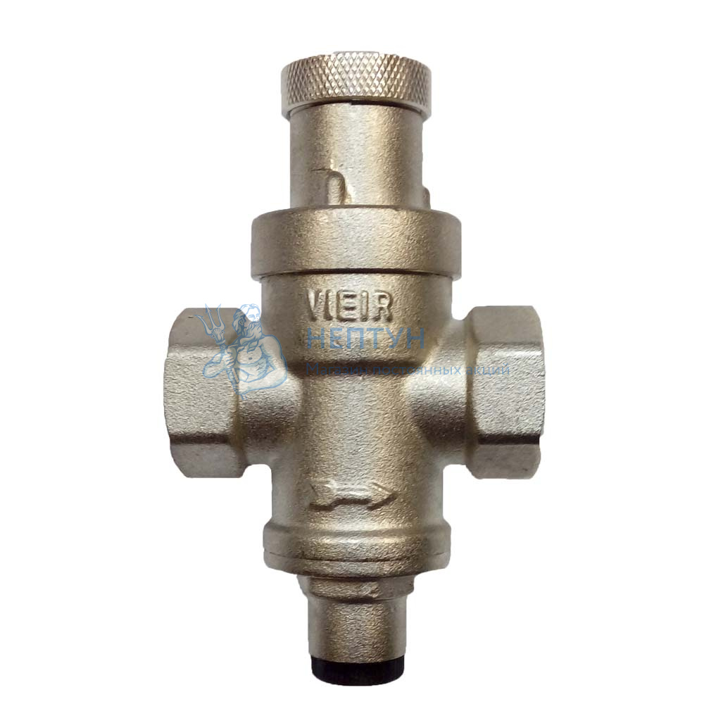 Редуктор давления VIEIR 3/4\" 1...4 бар с присоединением для манометра 1/4\"