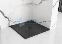 Поддон для душа REA ROCK BLACK 90x90 REA-K4581