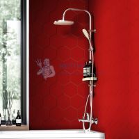 Душевая система с тропическим душем Dorff Prime D0740000