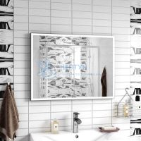 Зеркало Континент Sting LED, 80x60 см, LED подсветка, сенсорный выключатель, антизапотевание ЗЛП307