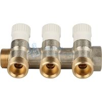 Коллектор распределительный 3/4", 3 отвода 3/4"ЕК Stout SMB 6851 343403