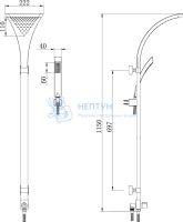 Душевая система Lemark LM8807C