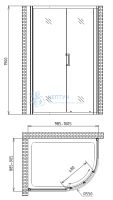 Душевой уголок Gemy Victoria S30191