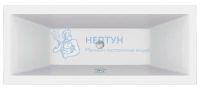 Акриловая ванна C-Bath Poseidon 180x80 прямоугольная CBQ008002