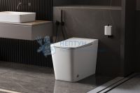 Унитаз ABBER Rechteck AC1213P приставной белый с импульсным смывом
