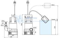 Дренажный насос Unipump VORT 851 PW