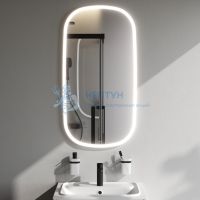 Зеркало сложной формы с контурной LED-подсветкой, ИК-сенсором, вытянутое Am.Pm M8FMOX0551WGH