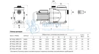 Насос для бассейна с префильтром Unipump JET POOL SPP 150E