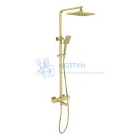 Душевая система с термостатом Timo Tetra-thermo SX-0169/17 золото матовое