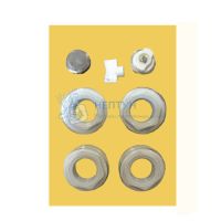 Комплект гаек для подключения радиаторов 1/2" (цвет белый RAL 9010)