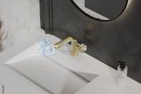 Смеситель Abber Glanz AF8H10SG для раковины, сияющее золото