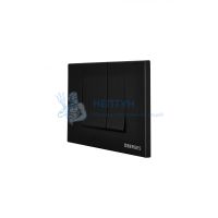 Кнопка Berges Wasserhaus для инсталляции NOVUM S5 Soft Touch черная