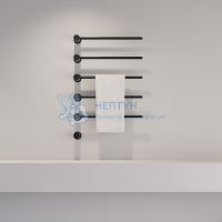 Полотенцесушитель электрический Abber Charme AH4005MB черный матовый