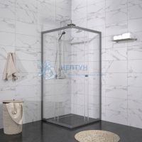 Душевой уголок "Вента-Графит" 90x90, квадрат Triton