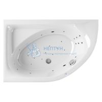 Акриловая ванна Excellent Aquarella 150x100 асимметричная WAEX.ARL15.ULTRA.CR хром