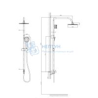 Душевой комплект RUSH Bella (BL4535-112)