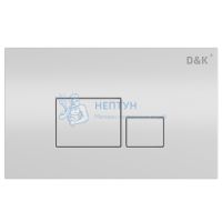 Клавиша смыва D&K Quadro DB1519016, белый
