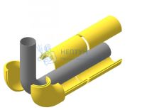 Скорлупа ППУ Ст со стеклопластиком 30x159