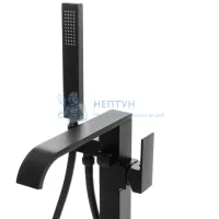 Смеситель колонна для ванны REA CARAT Black mat REA-B5423