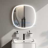 Зеркало сложной формы с контурной LED-подсветкой, ИК-сенсором, квадрат Am.Pm M8FMOX0651WGS