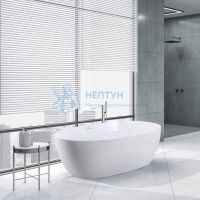 Акриловая ванна BelBagno 170x80 отдельностоящая овальная BB414-1700-800