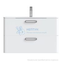 Тумба подвесная, белая, 80 см, Brick, Iddis BRI80W0i95. Подходит умывальник: 0108000i28