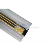BERGES Желоб водосток SUPER Slim 800, золото, боковой выпуск S-сифон D50 H60 092154