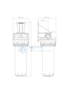Корпус для картриджного фильтра Джилекс 1 М
