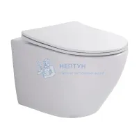 Комплект инсталляция с клавишей хром Toni Arti TA-01 TA-0041 с унитазом Russi с сиденьем микролифт TA-1900