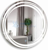 Зеркало Aquanika Round с подсветкой и сенсорным выключателем 77