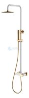 Стойка для душа STICK WHITE DIAMOND GOLD Boheme 128-WG