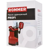 Дренажный насос Rommer Profi H-8м, Q-9м3/ч, кабель 10м, 400 Вт, для чистой воды RDP-0003-100400
